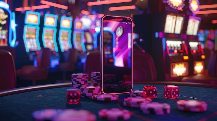 Layar permainan Sweet Bonanza menampilkan simbol permen, buah, dan mekanik cascading