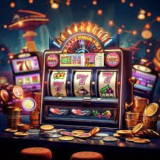 Antarmuka permainan Mega Moolah di platform om88 menampilkan lima gulungan dengan simbol satwa liar Afrika